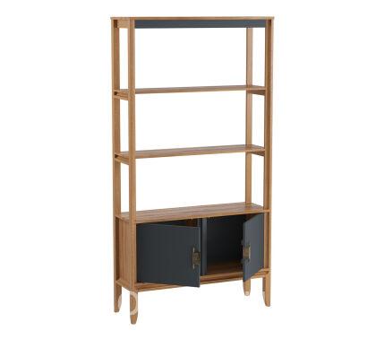 Стеллаж Бридж сквозной широкий с 2 дверями